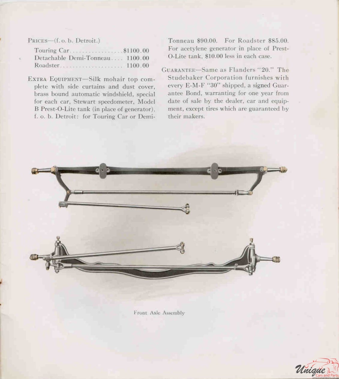 1912 Studebaker E-M-F 30 Brochure Page 7